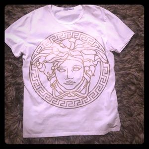 Versace shirt white with gold